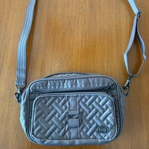 Lug Quilted Gray Men's Messenger Bag